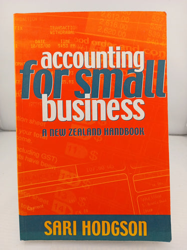 Accounting for Small Business by Sari Hodgson - Book Express - Used Print Books