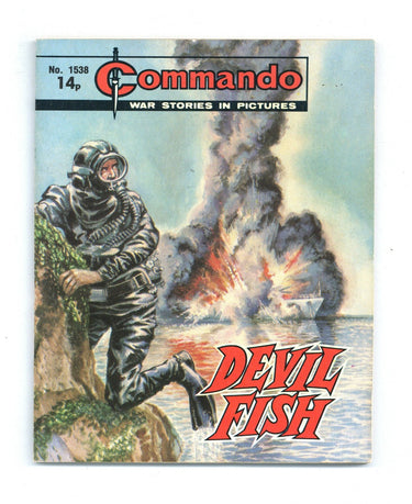 Devil Fish (Commando War Stories in Pictures) No 1538 by Unknown - Book Express - Used Print Books
