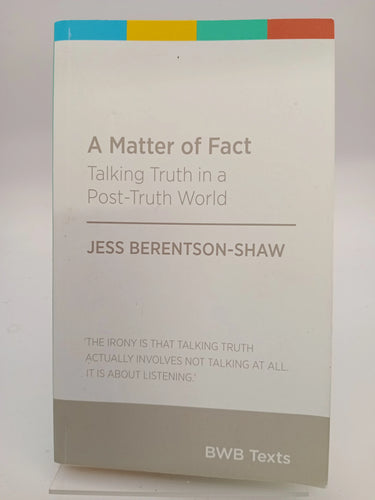 A Matter Of Fact by Jess Berentson-Shaw - Book Express - Used Print Books