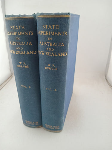 Print Books - State Experiments in Australia & New Zealand (in two volumes) by William Pember Reeves - Book Express