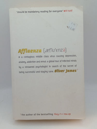 Affluenza by Oliver James - Book Express - Used Print Books