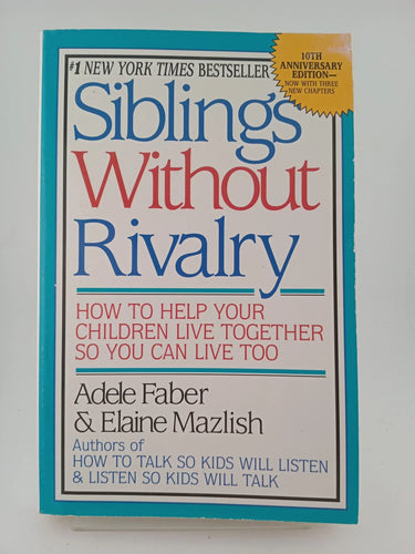 Siblings Without Rivalry by Elaine Mazlish - Book Express - Used Print Books