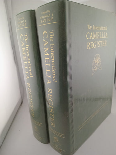 Print Books - The international Camellia register 2 volumes by Thomas J. Savige - Book Express