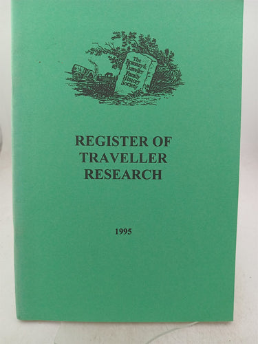 Print Books - Register of Traveller Research 1995 by Romany And Traveller Family History Society - Book Express
