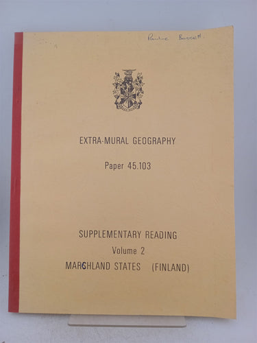 Print Books - Finland Eastern Buffer by Malmstrom.V.H. - Book Express