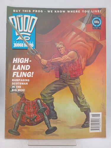 Print Books - 2000AD, Featuring Judge Dredd, prog 833 by Fleetway Editions Ltd - Book Express