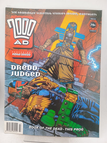 Print Books - 2000AD, Featuring Judge Dredd, prog 862 by Fleetway Editions Ltd - Book Express
