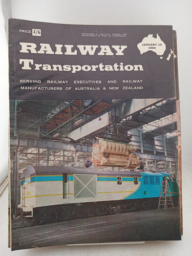 Print Books - Railway Transportation-national Trade Journal Serving Australia and New Zealand Railways by Shennen Publishing - Book Express