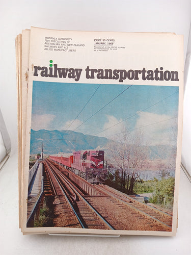 Print Books - Railway Transportation-national Trade Journal Serving Australia and New Zealand Railways by Shennen Publishing - Book Express