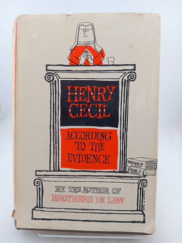 Print Books - According to the evidence by Henry Cecil - Book Express