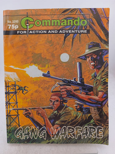 Print Books - Gang Warfare (Commando War Stories in Pictures) No 3390 by Unknown - Book Express