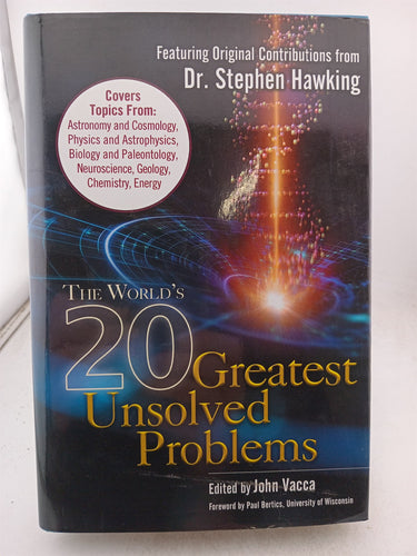 Print Books - The World's 20 Greatest Unsolved Problems by John R. Vacca - Book Express