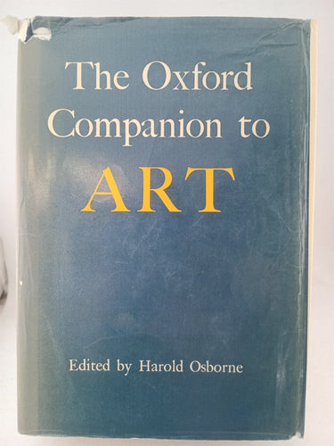 Print Books - The Oxford Companion to Art by Harold Osborne (editor) - Book Express