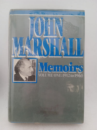 Print Books - Memoirs volume one: 1912 to 1960 by John Marshall - Book Express