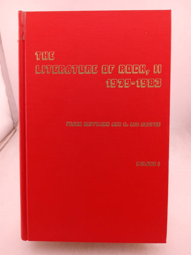 Print Books - The Literature of Rock,2 1979-1983 Volume 1 by Frank Hoffmann et al - Book Express
