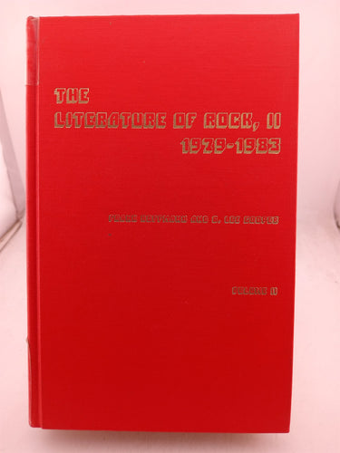 Print Books - The Literature of Rock 2 1979-1983 Volume 2 by Frank Hoffmann et al - Book Express