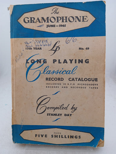 Print Books - Long Playing Classical Record Catalogue by Stanley Day - Book Express