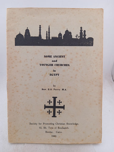 Print Books - Some Ancient and Young Churches in Egypt by E.G. Parry - Book Express