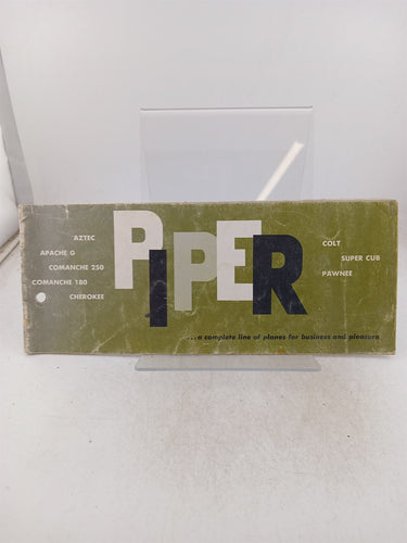 Print Books - Piper a Complete Line of Planes for Business or Pleasure Sales Brochure by Piper Aircraft Corporation - Book Express