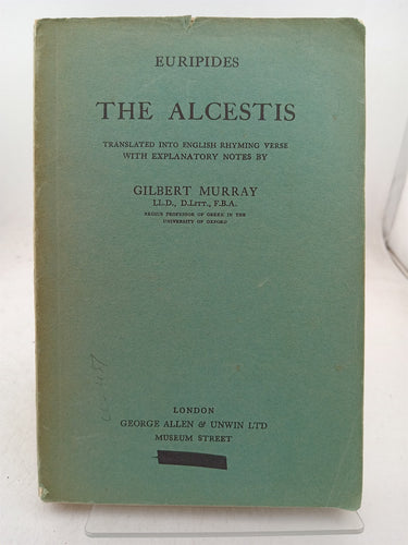 Print Books - The Alcestis by Euripides - Book Express