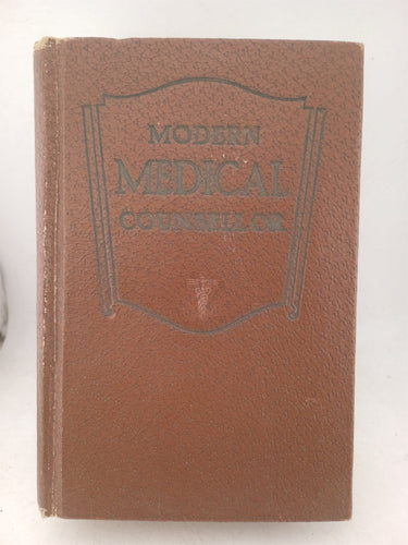 Print Books - Modern Medical Counsellor by Herbert O. Swartout - Book Express