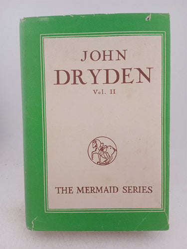 Print Books - John Dryden, vol. II by John Dryden, George Saintsbury (editor) - Book Express