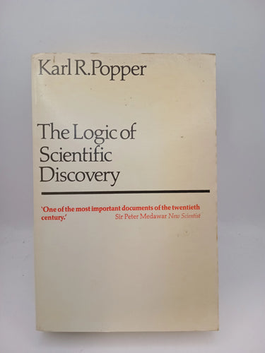 The logic of scientific discovery (Radius Books) by Karl R Popper - Book Express - Used Print Books