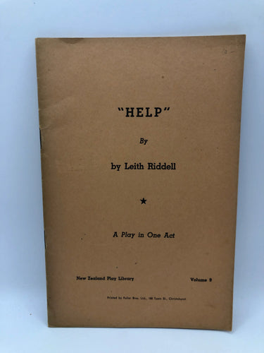 Help a play in one act by Leith Riddell - Book Express - Used Print Books