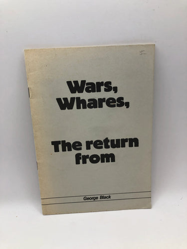 Wars whares. The return home by George Black - Book Express - Used Print Books