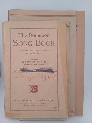 Print Books - The Dominion song book . Authorized for use in the schools of the dominion by E Douglas Tayler - Book Express