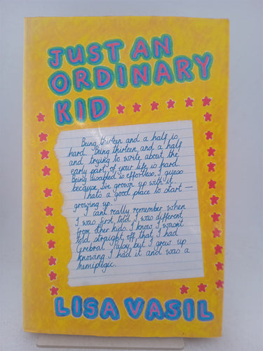 Print Books - Just an ordinary kid by Lisa Vasil - Book Express