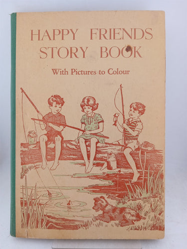 Print Books - Happy friends story book. With pictures to colour by unknown - Book Express