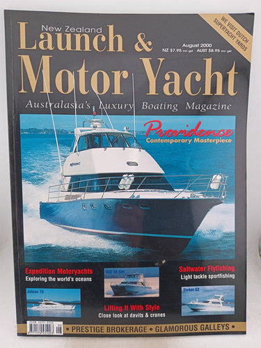 Print Books - New Zealand Launch & Motor Yacht (Vol 3 No. 2 - Aug 2000) by Barry Thompson (editor) - Book Express