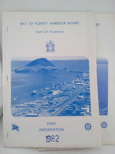 Print Books - Port of Tauranga port information 1982 and 1987 by Bay Of Plenty Harbour Board - Book Express
