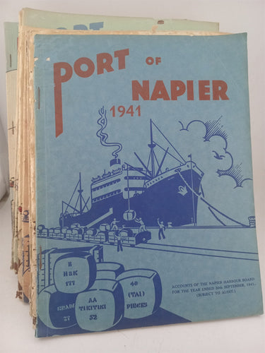 Print Books - Napier Harbour Board statement of accounts with reports and statistics for the year ended Sept. 30th 1941-1953 (12 issues) by Napier Harbour Board - Book Express