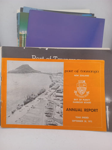 Print Books - Napier Harbour Board statement of accounts with reports and statistics for the year ended Sept. 30th 1954-71 (16 issues) by Napier Harbour Board - Book Express