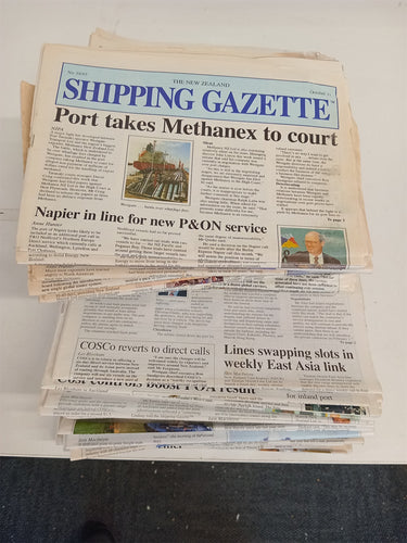 Print Books - New Zealand Shipping Gazette (1988-2001 - 95 Issues) by Nz Shipping Gazette - Book Express