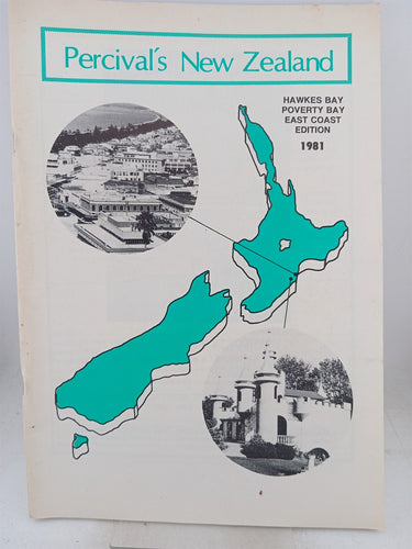 Print Books - Percival's New Zealand. Hawkes bay,Poverty Bay ,East Coast edition 1981 by Percival Publishing Co - Book Express