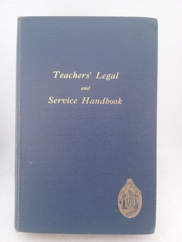 Print Books - Teachers legal and service handbook, 4th edition by G R. Ashbridge - Book Express