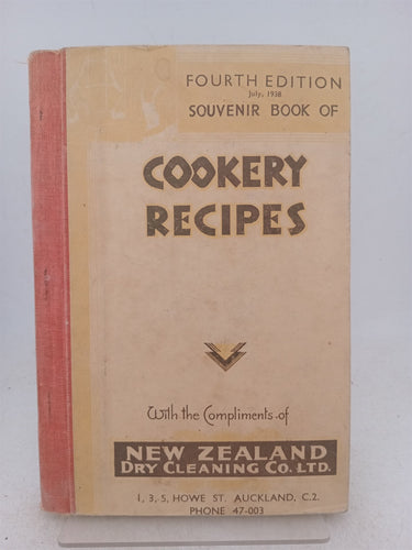 Print Books - Souvenir book of cookery recipes with a chapter on the romance of dry cleaning & dyeing industry by unknown - Book Express