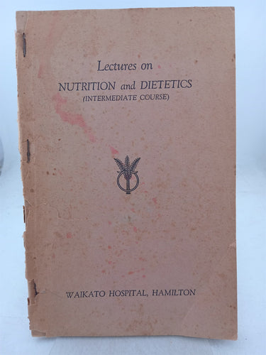 Print Books - Lectures on nutrition and dietetics (intermediate course) by unknown - Book Express