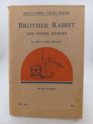 Print Books - Brother rabbit and other stories for little ones. Whitcombe's story books no 252 by Sar Cone Bryant - Book Express