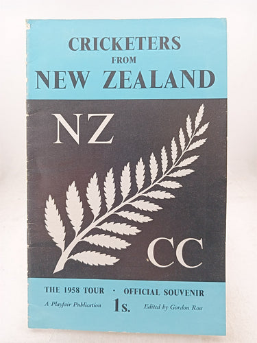 Print Books - Cricketers from New Zealand.The 1958 tour official souvenir by Gordon Ros (editor) - Book Express