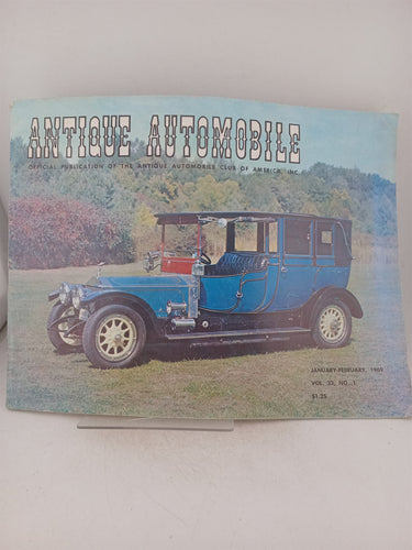 Print Books - Antique automobile official publication of the Antique Automobile club of America. Jan -Feb 1969 by William Jackson (editor) - Book Express