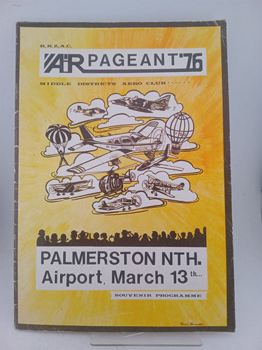 Print Books - Air pageant '76 RNZAC Middle districts aero club. Palmerston North airport March 13th 1976. Souvenir programme. by Rnzac - Book Express