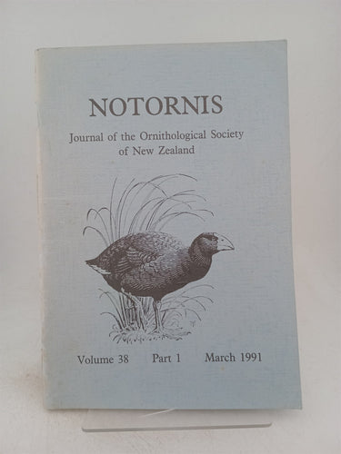 Print Books - Notornis journal of the Ornithological Society of New Zealand vol 38 part 1 1986 by B D Heather (editor) - Book Express