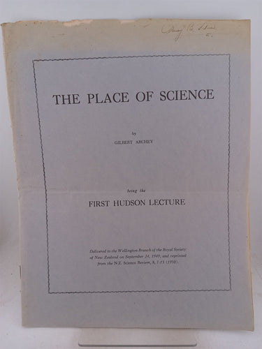 Print Books - The place of science by Gilbert Archey - Book Express