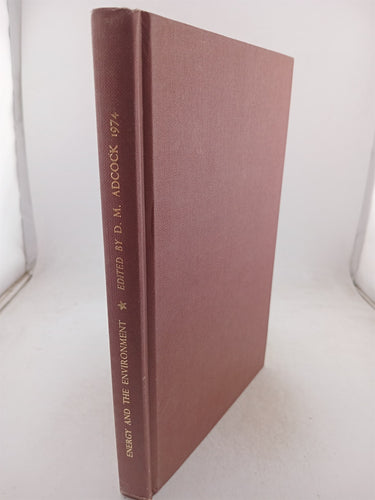 Print Books - Energy and environment by D M Adcock (editor) - Book Express