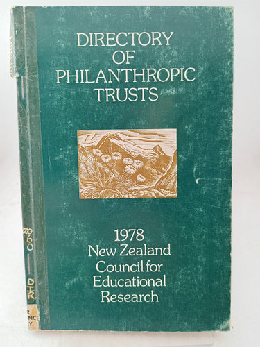 Print Books - A directory of Philanthropic trusts by Rosemary Coutts, J E. Watson - Book Express