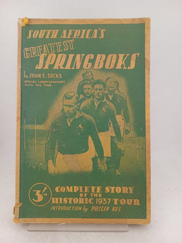 Print Books - South Africa's greatest Springboks by John E. Sacks - Book Express